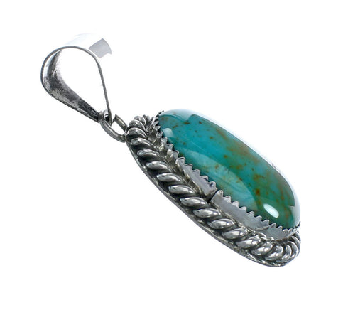 Navajo Native American Turquoise Sterling Silver Pendant SN20088
